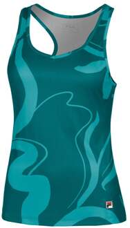 Fila Mila Tanktop Dames-Groen,Turkoois - XS,M