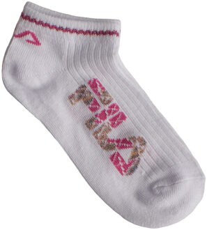 Fila Pak van 3 F1428 Onzichtbare Katoenen Sokken voor Meisjes Roze