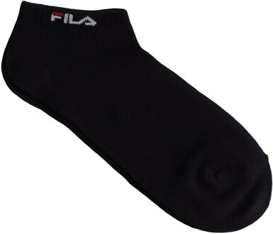 Fila Pakket van 3 Bamboe F5500 Onzichtbare Sokken voor Mannen en Vrouwen Zwart