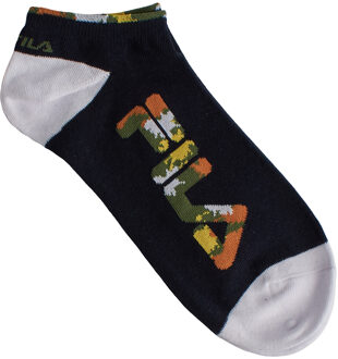 Fila Pakket van 3 Onzichtbare Sportsokken F2529 voor Mannen en Vrouwen Veelkleurig - 8.5-11.5 (UK Shoe)