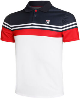 Fila Paul Polo Heren-Donkerblauw - S