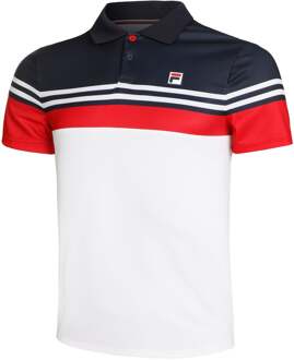 Fila Paul Polo Heren-Donkerblauw - XS,S,M,L,XL,XXL,3XL,4XL