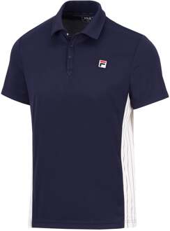 Fila Piero Polo Heren-Donkerblauw,Wit - S,M,L,XL,XXL,3XL