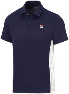 Fila Piero Polo Heren-Donkerblauw,Wit - S