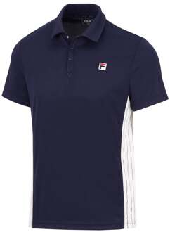 Fila Piero Polo Heren-Donkerblauw,Wit - S