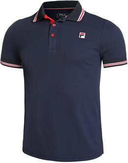 Fila Piro Polo Heren-Donkerblauw - XS,S,M,L,XL,XXL,3XL