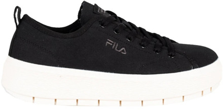 Fila Platform Sneakers met Geborduurd Logo Fila , Black , Dames - 38 Eu,40 Eu,42 EU