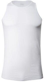Fila Round Neck Tank Top * Actie * Zwart,Wit - Medium,Large,X-Large