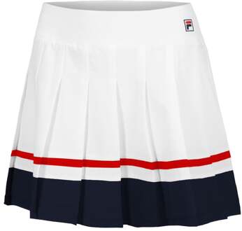 Fila Sabine Rok Dames-Wit,Donkerblauw - XL