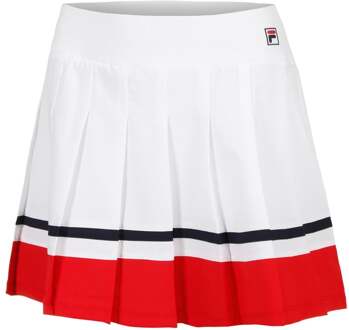 Fila Sabine Rok Dames-Wit,Rood