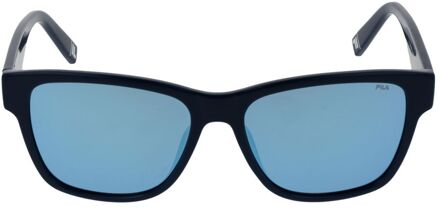 Fila Sf1007 Vierkante Zonnebril Donkerblauw