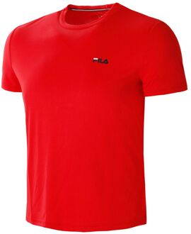 Fila T-Shirt Logo Heren Tennisshirt  - Maat S