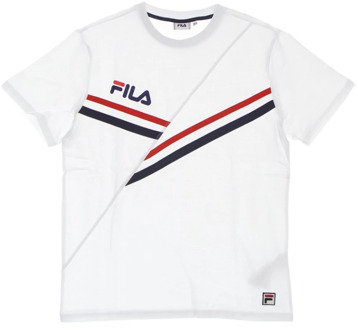 Fila T-Shirts Fila , White , Heren - Xl,L,M,S,Xs