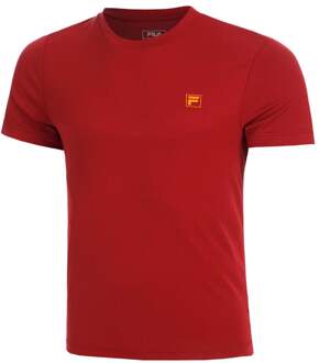 Fila Tristan T-shirt Heren-Donkerrood - S