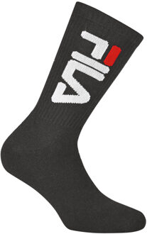 Fila Unisex Tennis Volle Terry Sokken Zwart