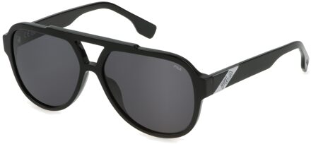 Fila Unisex Zonnebril 59/14/145 mm Acetaat - maat Zwart