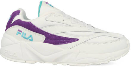 Fila Venom Low Heren Sneakers - White/Violet Tulip/Blue Curacao - Maat
