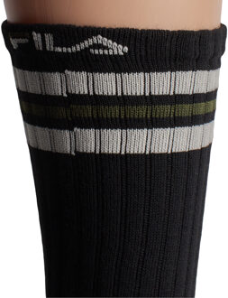 Fila Verpakking van 3 Lange Katoenen Sokken F5604 voor Mannen en Vrouwen - maat Zwart