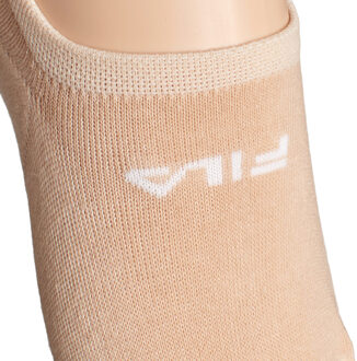 Fila Verpakking van 3 Onzichtbare Roze Pinksokken voor Mannen en Vrouwen F1252-3 - maat EU 43 - 45 Beige