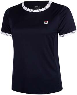 Fila Yamila T-shirt Dames-Donkerblauw - S