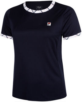 Fila Yamila T-shirt Dames-Donkerblauw - XS