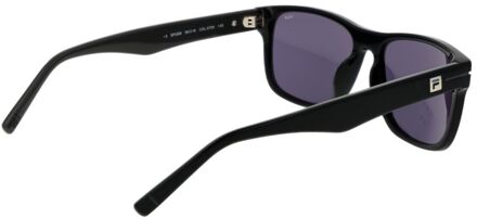 Fila Zwarte Cellulose Acetaat Zonnebril