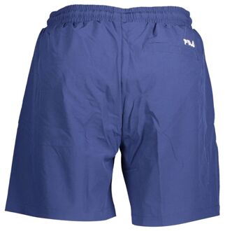 Fila Zwemshorts met Trekkoord Taille Middelblauw