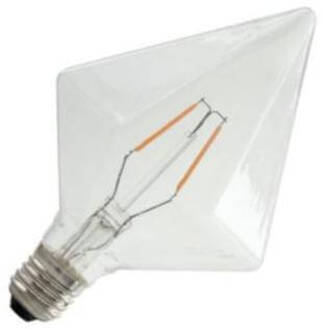 Filament LED Piramide E27 2W 2200K Dimbaar 150lm Transparant