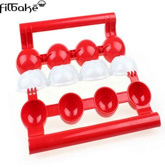 FILBAKE 1Set Plastic Gehaktballen Maker Fish Ballen Mallen DIY Gevuld Vlees Bal Maken Tool Keuken Gadget Stijl