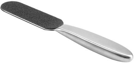 File Scrubber Roestvrij-Staal Pedicure Voet-Rasp Eelt-Remover Zwart Zilver Foot Cuticle Skin Eelt Remover Pedicure zorg