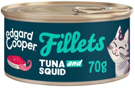 Filets - Kattenvoer - Tonijn - Inktvis - 70 gram