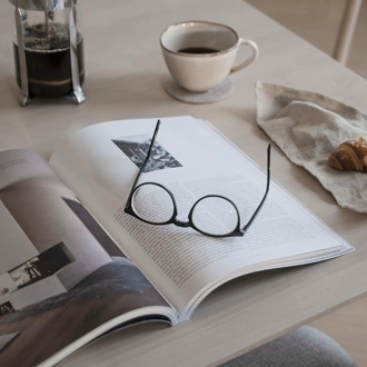 Filippa houten verlengstuk whitewash voor Filippa eettafel - 50 cm Bruin