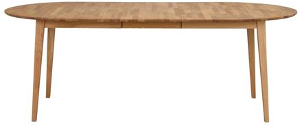 Filippa uitschuifbare houten eettafel naturel - 170 x 105 Bruin