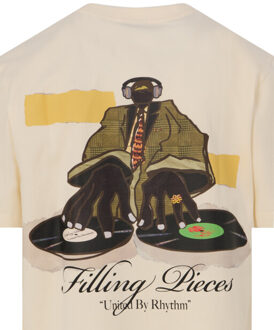 Filling Pieces Dj t-shirt short sleeve Beige