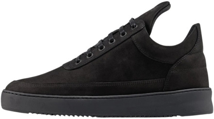 Filling Pieces Low Top Riplle Tonal Black Unisex  maat 40 Zwart