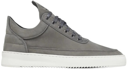 Filling Pieces Low Top Ripple Nubuck Shark Filling Pieces , Gray , Heren - 40 Eu,41 Eu,36 Eu,42 Eu,44 Eu,35 Eu,46 EU