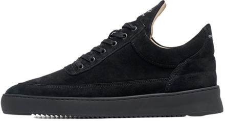Filling Pieces Low Top Suede All Black Filling Pieces , Black , Heren - 46 Eu,42 Eu,41 Eu,43 Eu,44 Eu,45 Eu,40 EU