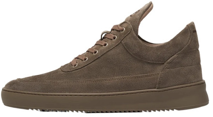 Filling Pieces Low Top Suede All Taupe Filling Pieces , Brown , Unisex - 39 Eu,41 Eu,44 Eu,42 Eu,43 Eu,45 Eu,40 Eu,46 EU