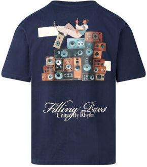 Filling Pieces Speaker wall t-shirt short sleeve Blauw - L