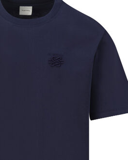 Filling Pieces T-shirt donker Blauw - XL