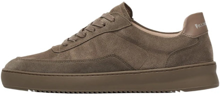 Filling Pieces Taupe Suede Minimalist Sneaker Filling Pieces , Brown , Unisex - 43 Eu,42 Eu,46 Eu,41 Eu,44 Eu,40 Eu,39 Eu,45 EU