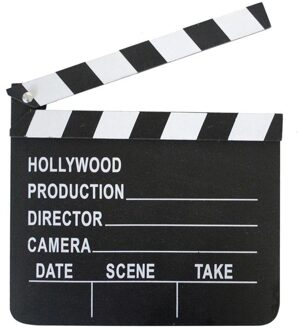 Film klap bord Hollywood Zwart