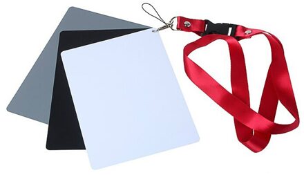 Film Photo Studio Camera Accessoires Fotografie Blootstelling Digitale Grijskaart Met Riem Witbalans Zakformaat 18 Graden