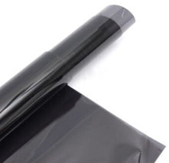 Film Vervangen Accessoire Glas Sticker + Schraper Verven 50Cm X 1M 15% Vlt Zwarte Auto Venster