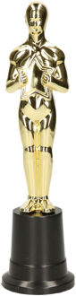 Filmster/Oscar award beeldje - goud - 22 cm - Hollywood thema film trofee