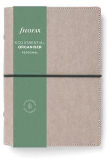 Filofax eco essential organiser, formaat personal, kleur ash grey