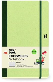 Filofax flexbook ecosmile notitieboek, formaat 13 x 21 cm, kleur kiwi