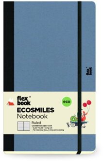 Filofax flexbook ecosmile notitieboek, formaat 13 x 21 cm, kleur lavendel