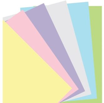 Filofax interieur, formaat a5, uitvoering blanco gekleurd notitiepapier à 60 vel