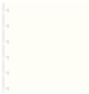 Filofax interieur, formaat a5, uitvoering blanco wit notitiepapier à 32 vel